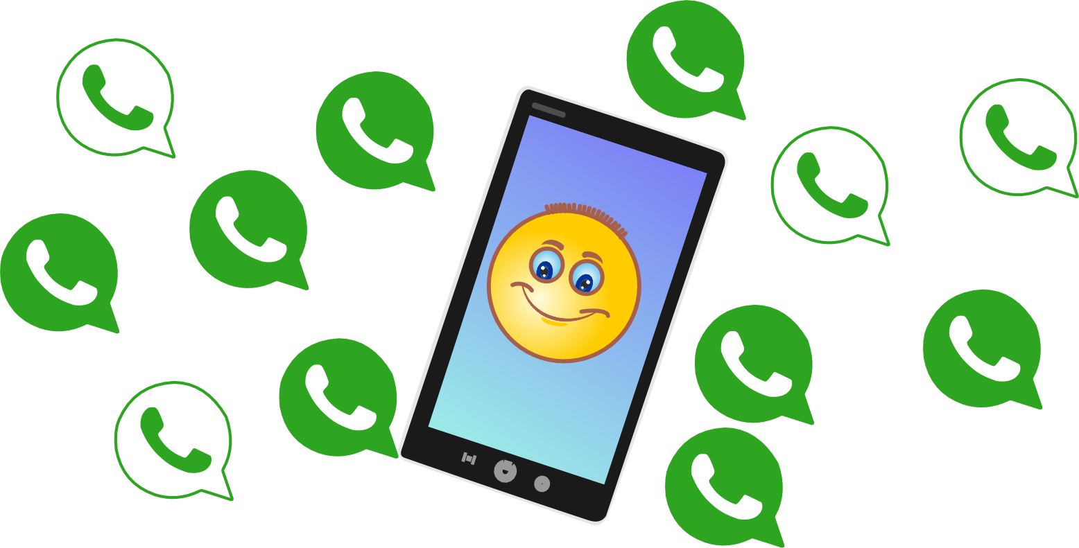 Phone filled with overwhelming messages