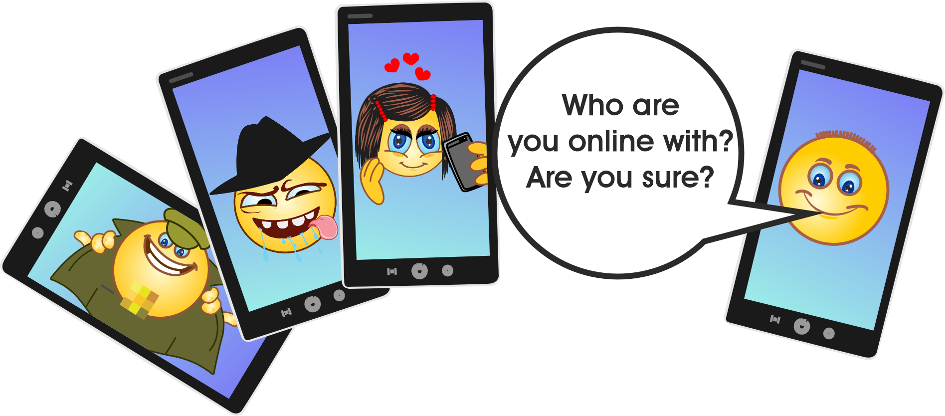 Not everyone online is who they say they are