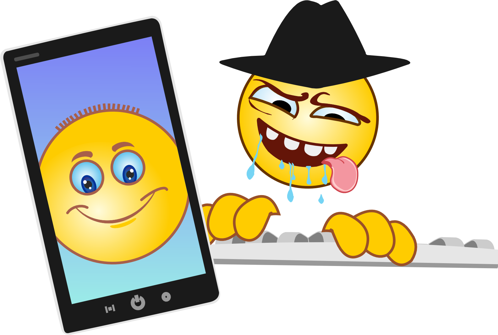 Who are you talking to online?