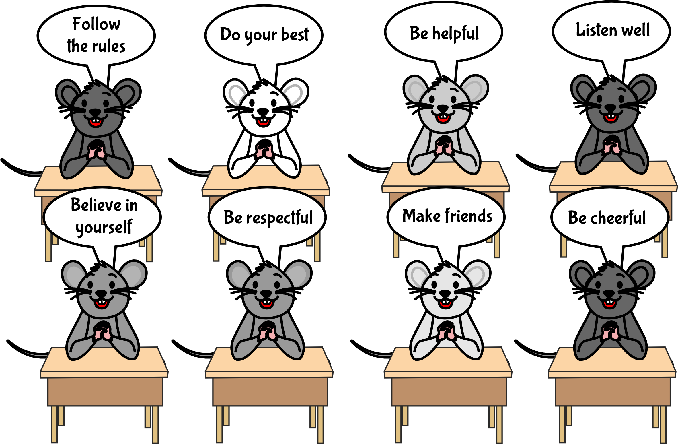 The 20 Living & Learning Rules for school 1