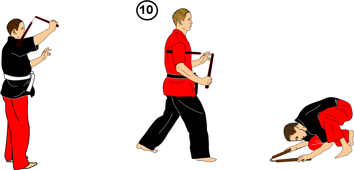 Second opponent appearing behind