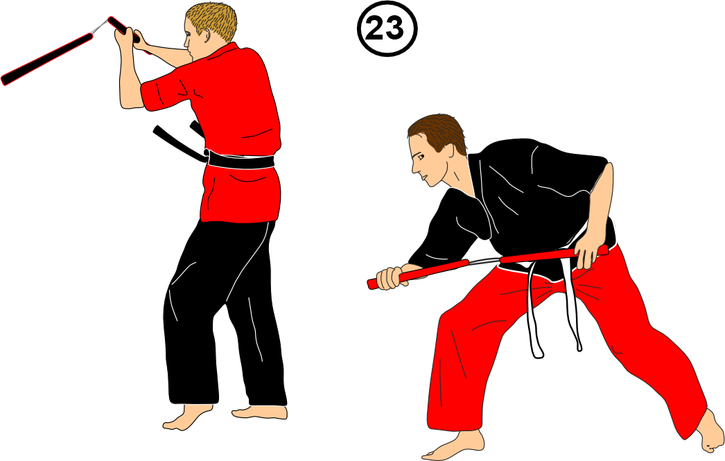 Jump evasion against low attack