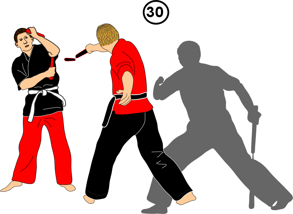 Sideways evasion defense