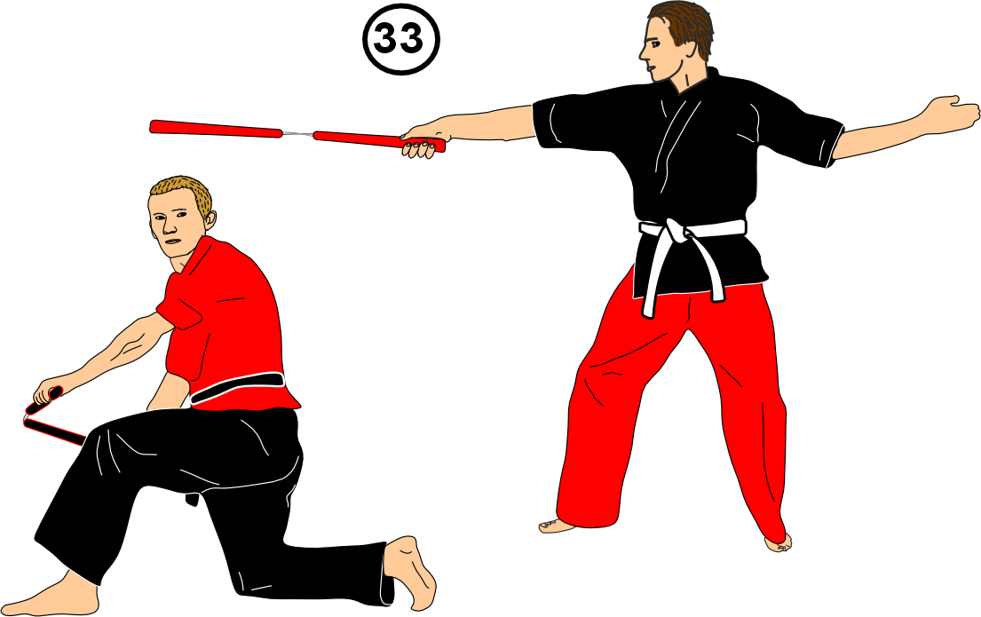 Attack with opponent retreat