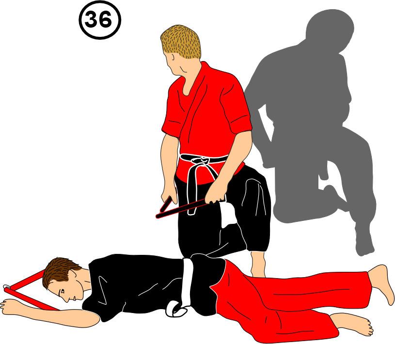 Final strike with kiai