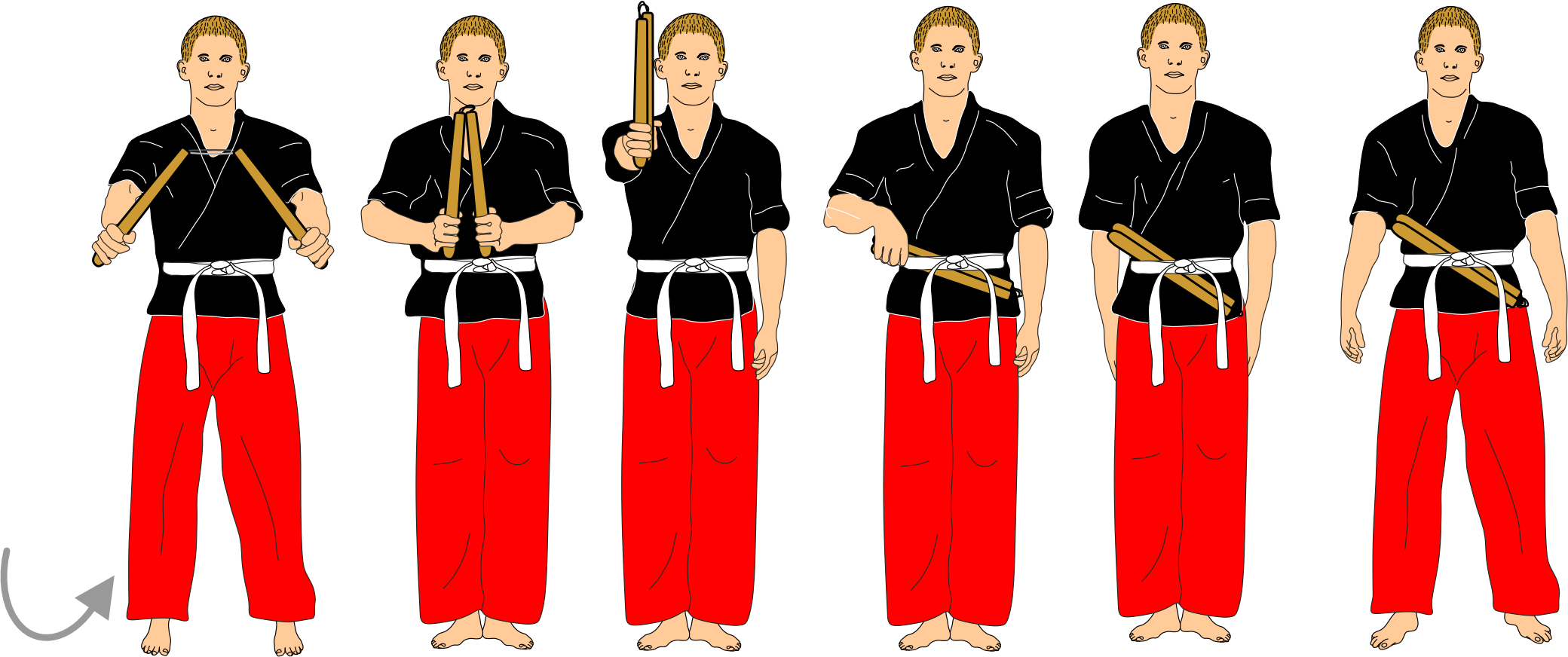 Final salute at end of Kata de Base