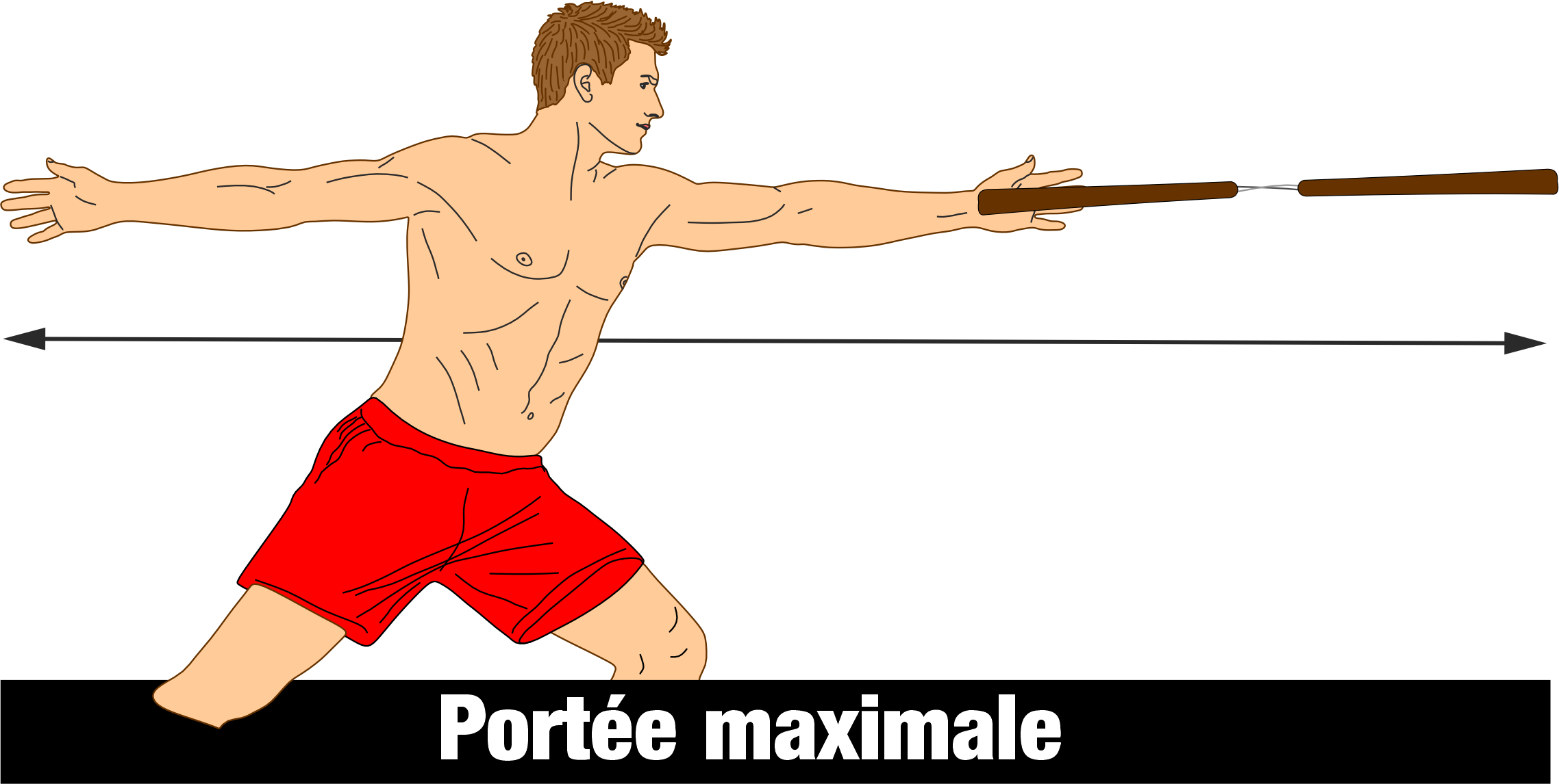 Principe d'allonge maximale dans la technique et la stratégie des arts martiaux