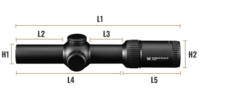 Strike Eagle 1-8x24 Dimensions