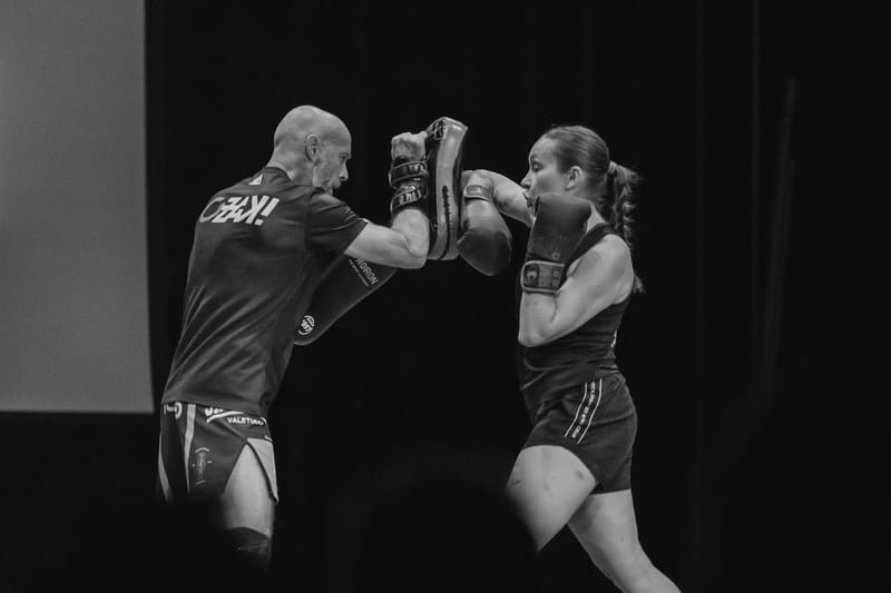 BOXE POINGS AUX PATTES D'OURS
