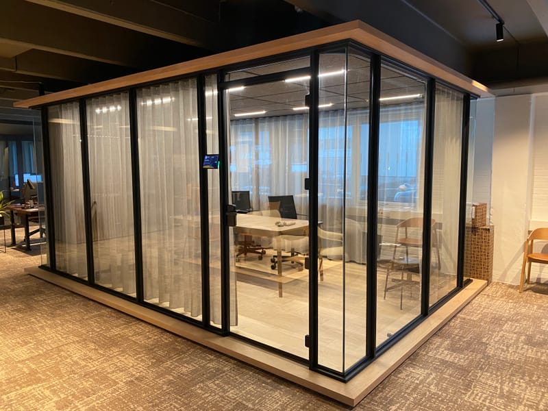 SD lyd glasvægge med- eller uden sprosser/ til private og professionelle