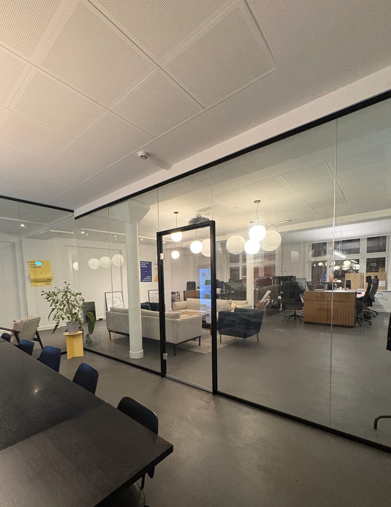 SD lyd glasvægge med- eller uden sprosser/ til private og professionelle