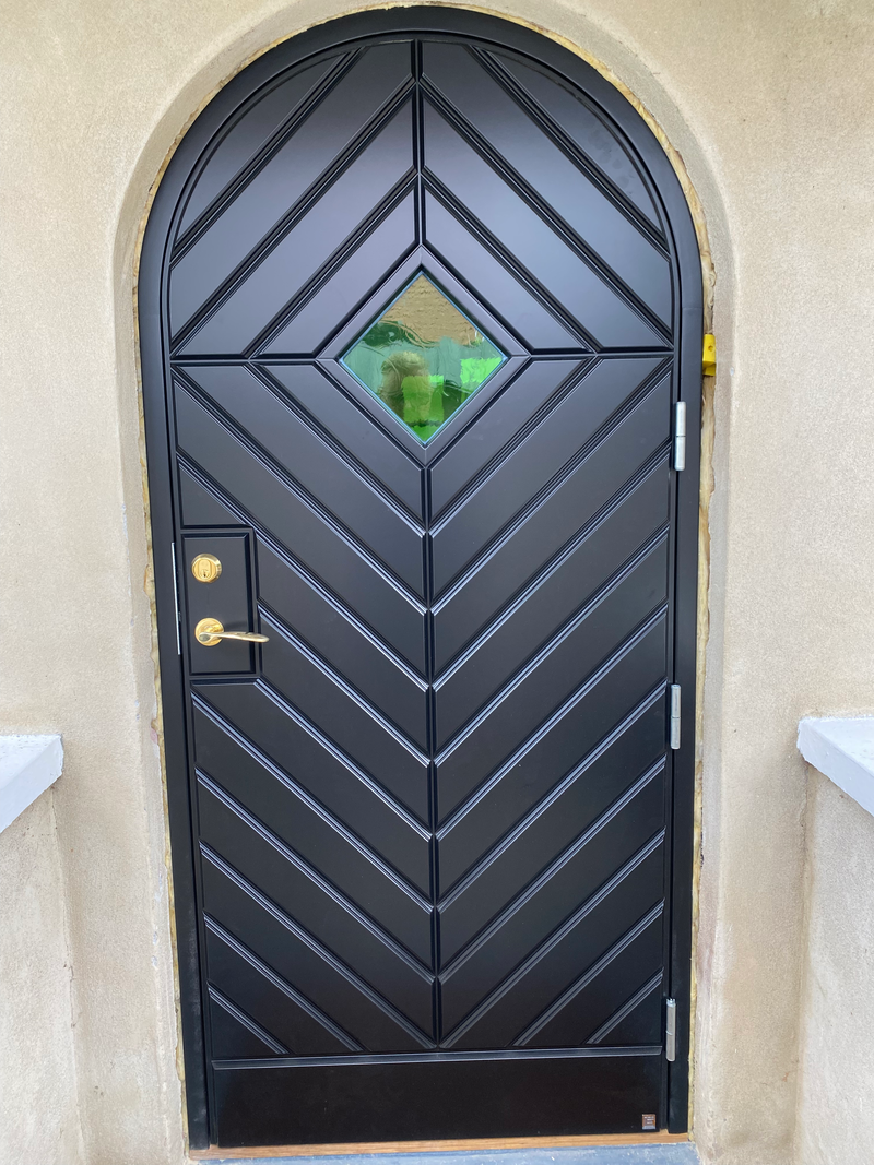 En Ekstrands dør kan males i alle NCS eller RAL farver