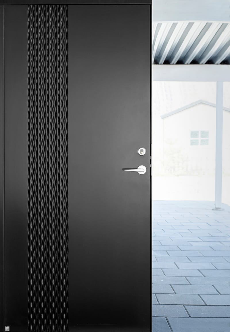 En Ekstrands dør kan males i alle NCS eller RAL farver