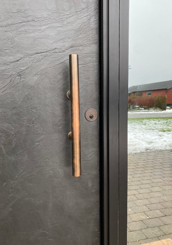 Skiffer sten i forskellige overflader