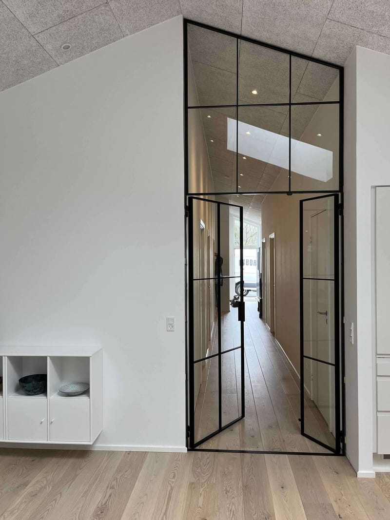 SD lyd glasvægge med- eller uden sprosser til private og professionelle