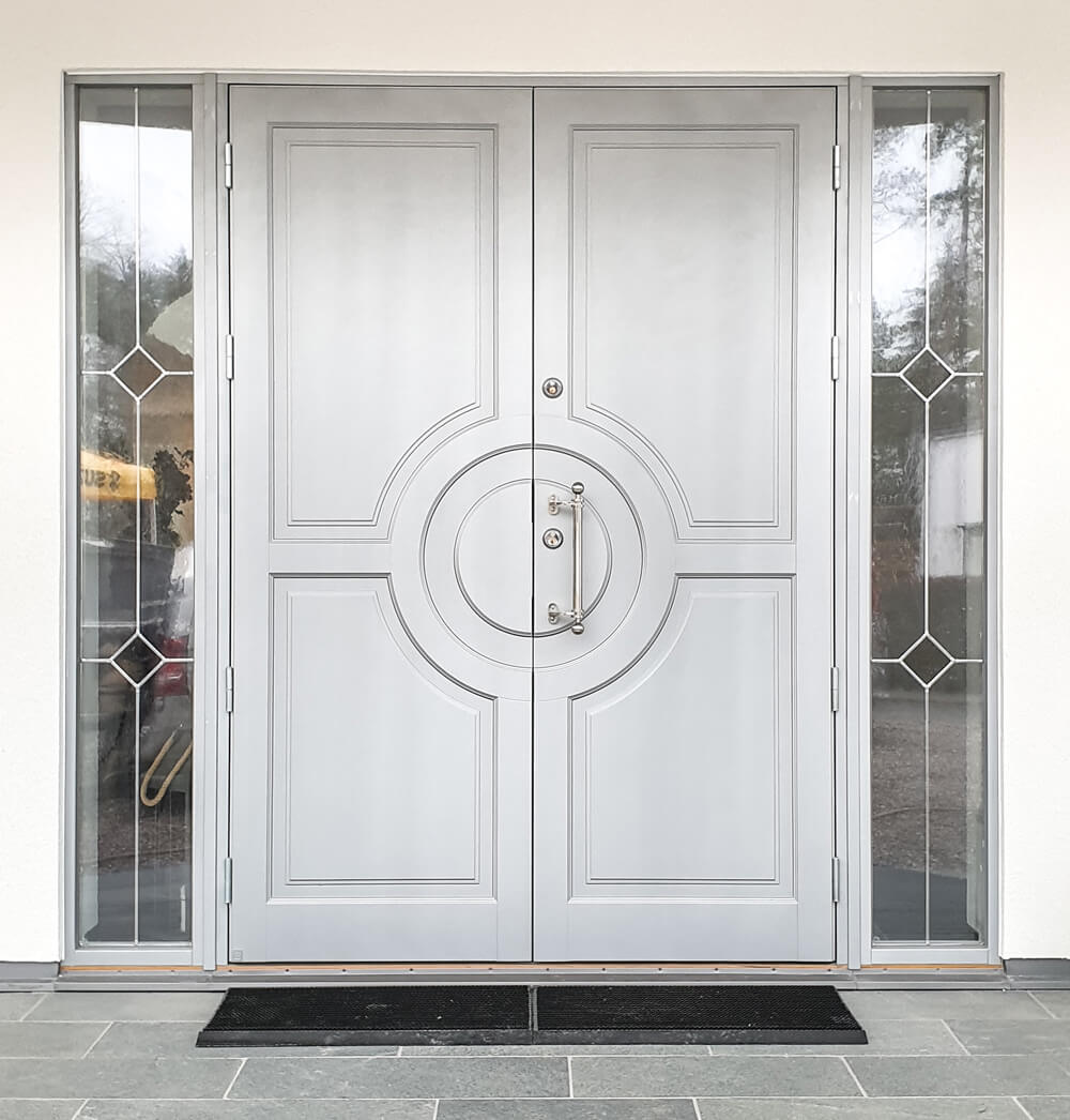 All EKSTRANDS doors can be made into double doors.