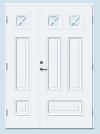 All EKSTRANDS doors can be made into double doors.