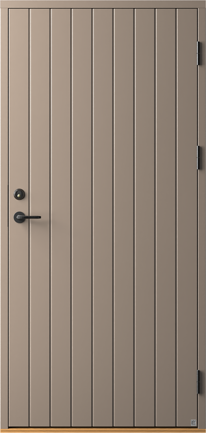 An Ekstrand door can be painted in all NCS or RAL colors.