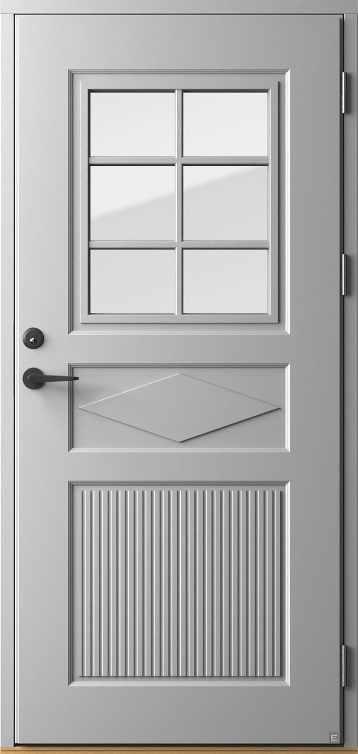 An Ekstrand door can be painted in all NCS or RAL colors.