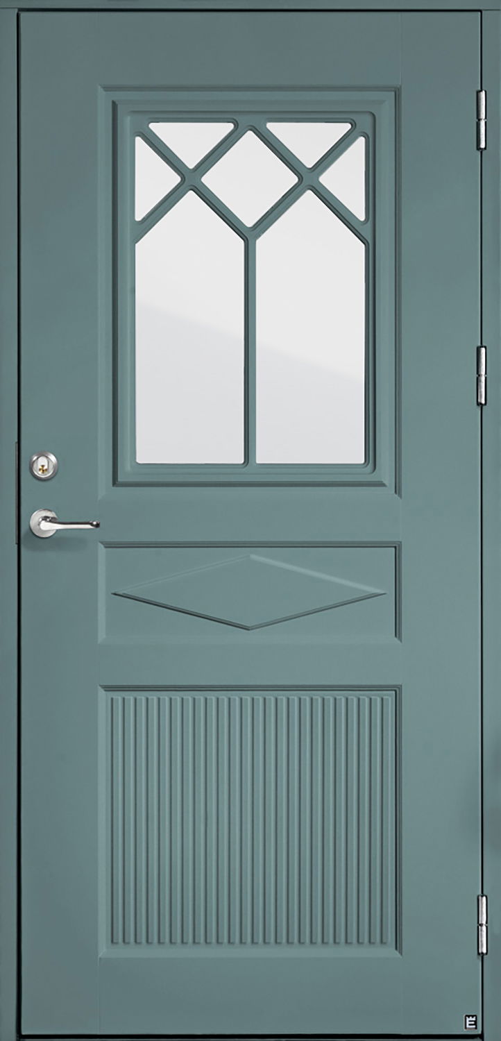 An Ekstrand door can be painted in all NCS or RAL colors.