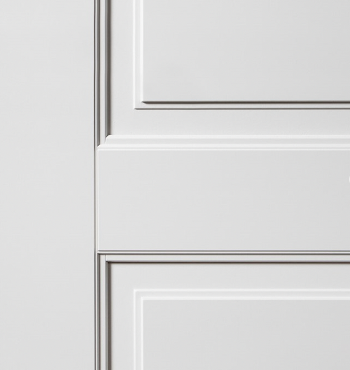 An Ekstrand door can be painted in all NCS or RAL colors.