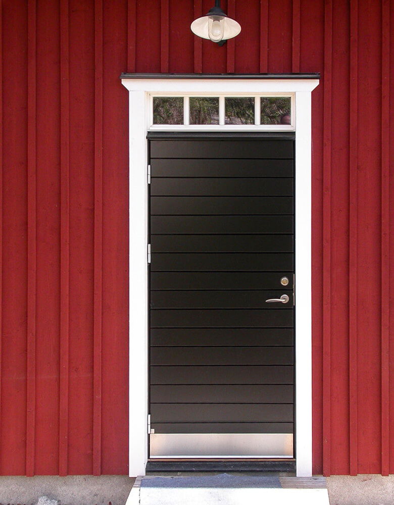 An Ekstrand door can be painted in all NCS or RAL colors.