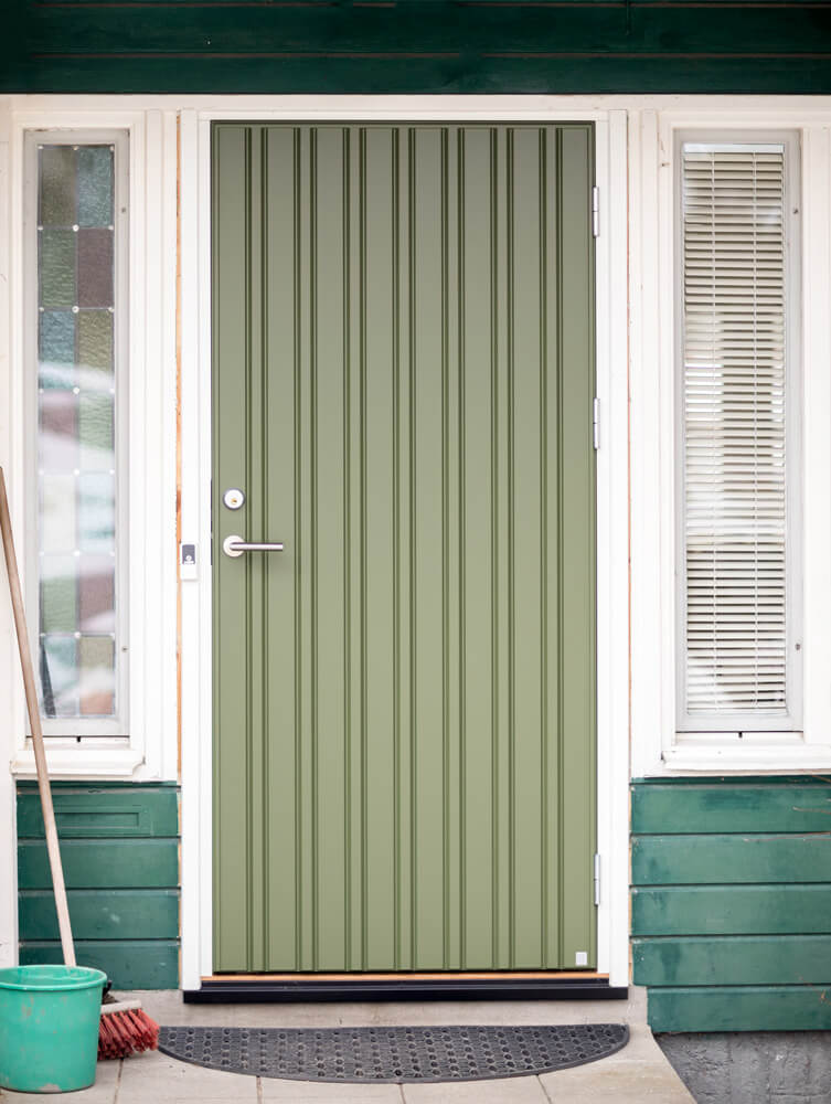 An Ekstrand door can be painted in all NCS or RAL colors.