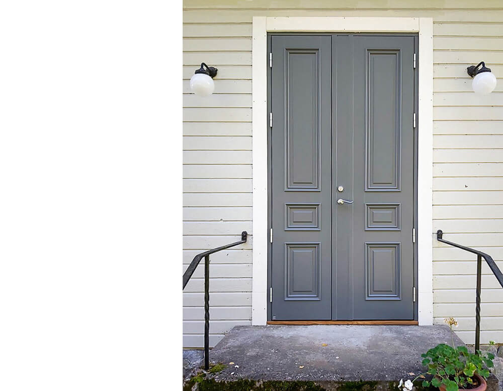 All EKSTRANDS doors can be made into double doors.