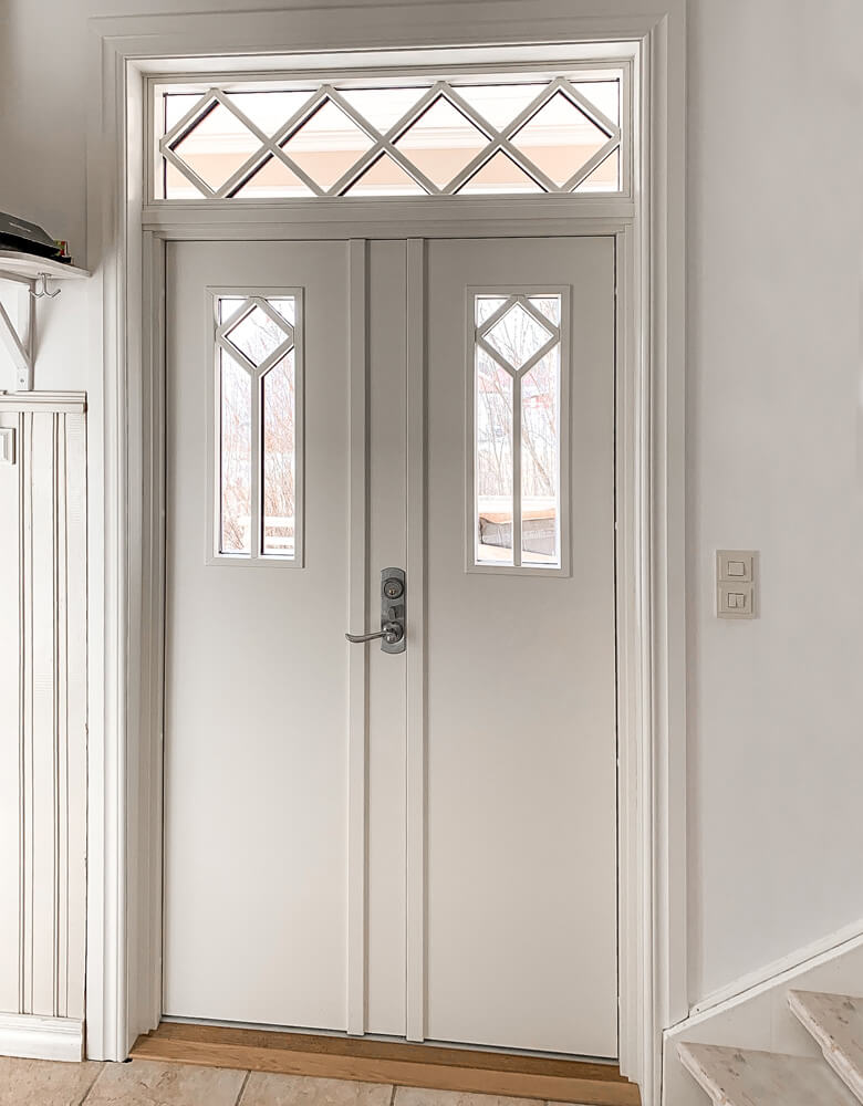 All EKSTRANDS doors can be made into double doors.