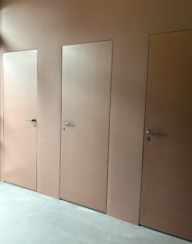 An Ekstrand door can be painted in all NCS or RAL colors.