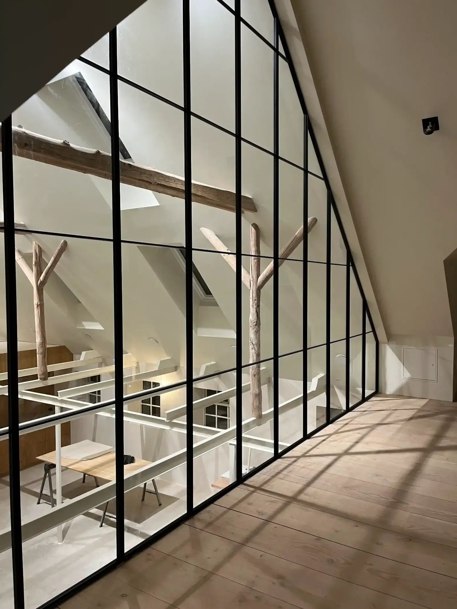 SD sound glass walls with or without bars for private and professional use