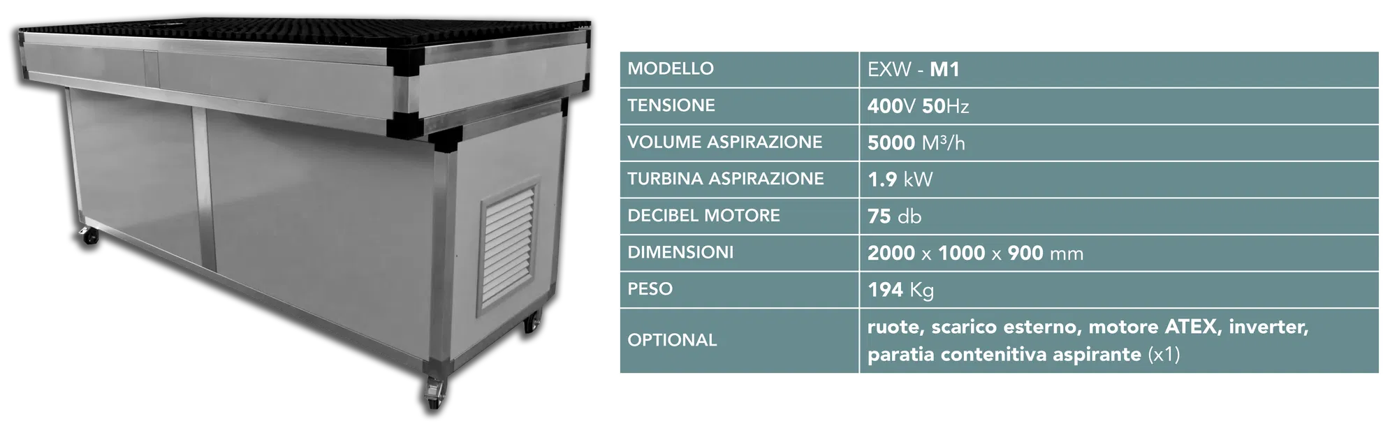 EUROXWAY SRL - EXW-BANCO ASPIRANTE "M1"