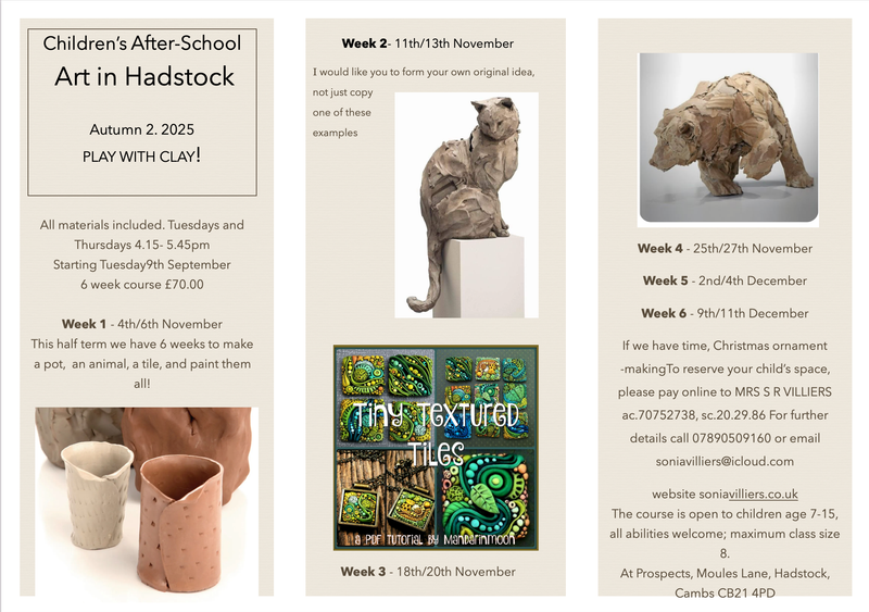 Children’s After-school Art Club - Established 2016