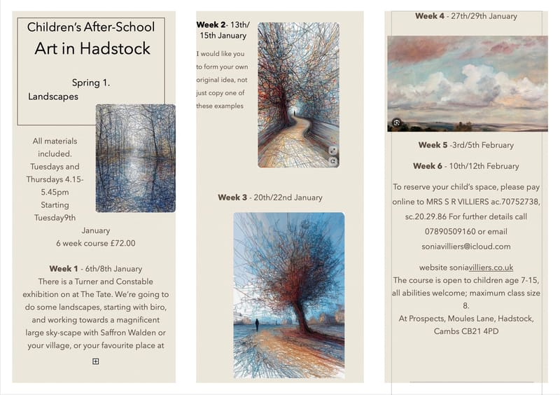 Children’s After-school Art Club - Established 2016