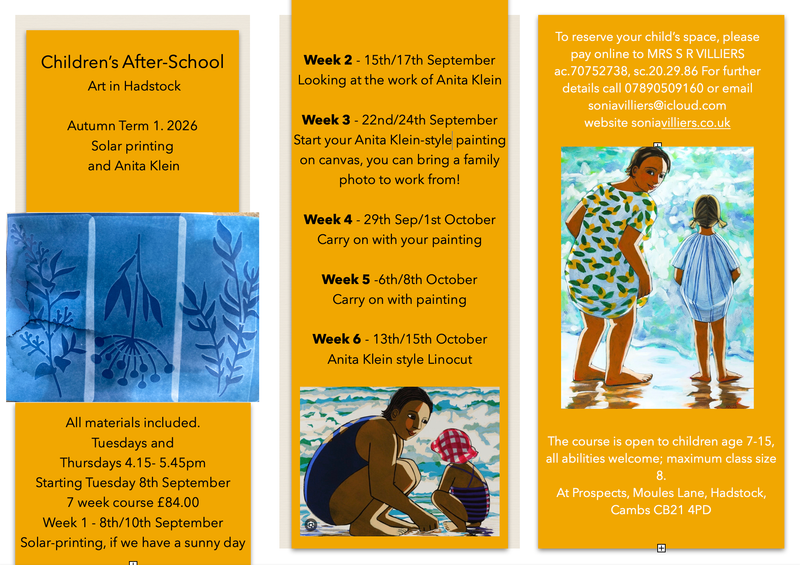 Children’s After-school Art Club - Established 2016
