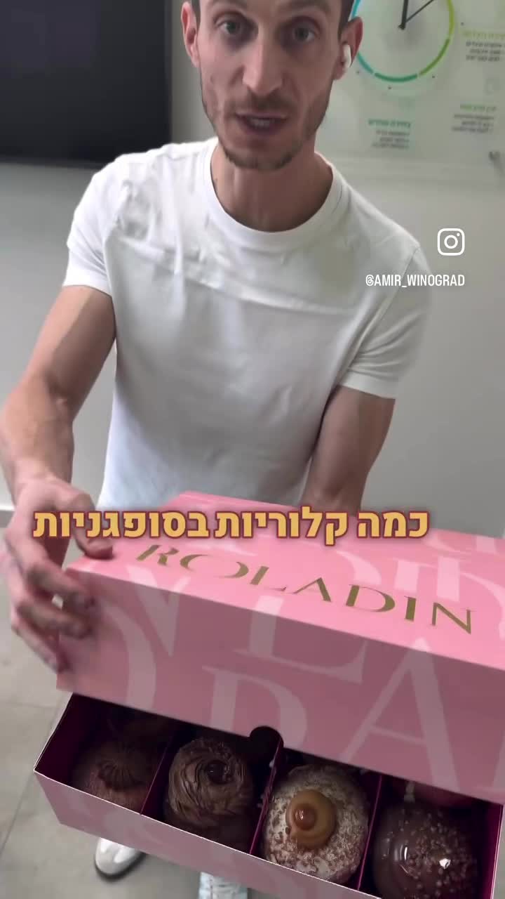 כמה קלוריות יש לנו בסופגניות של רולדין?