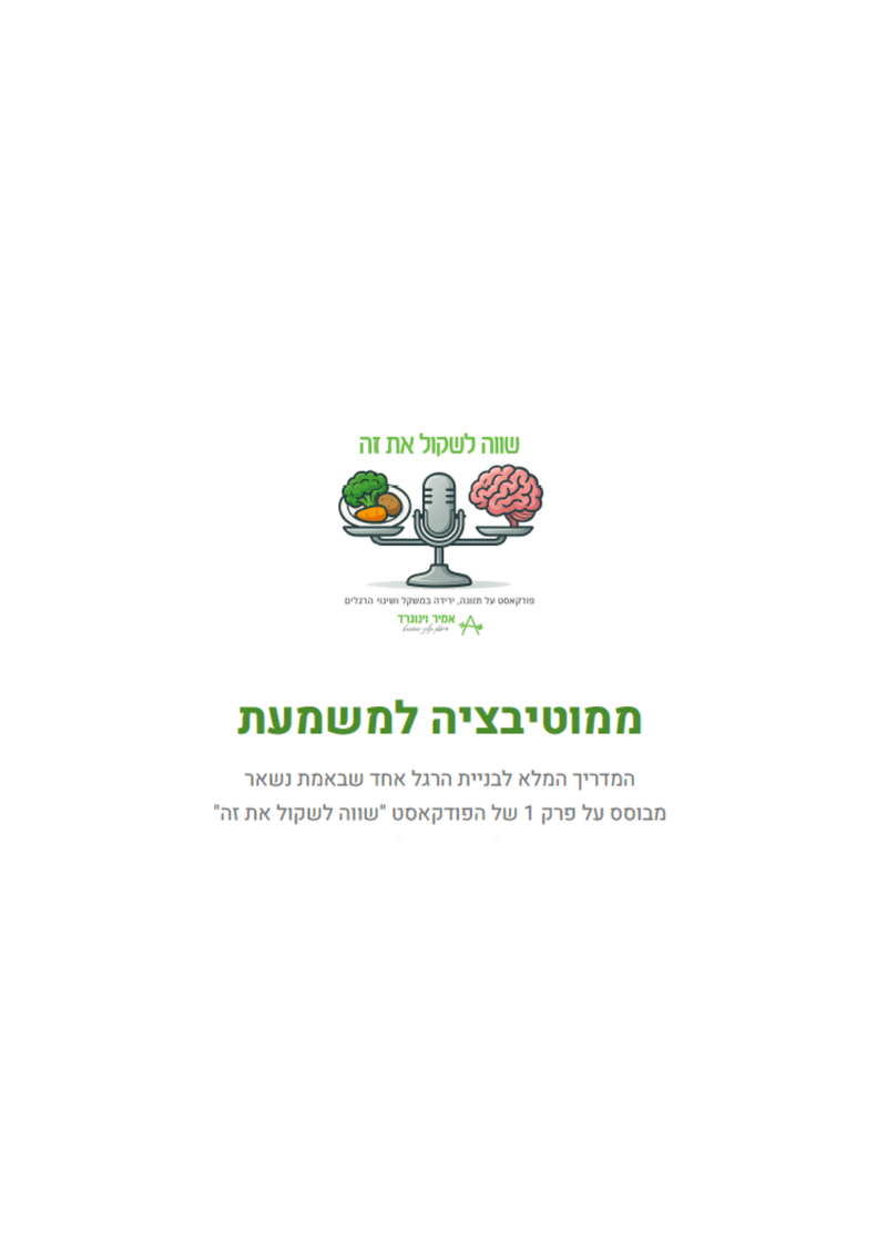 המדריך לבניית משמעת