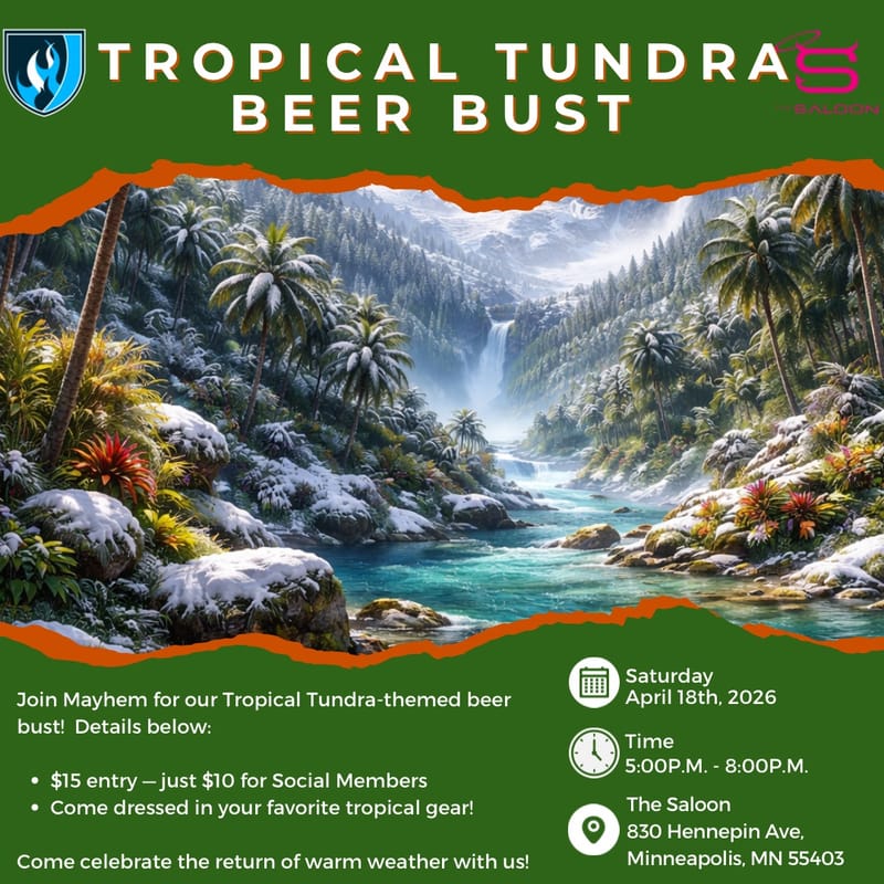 Tropical Tundra Beer Bust Fundraiser