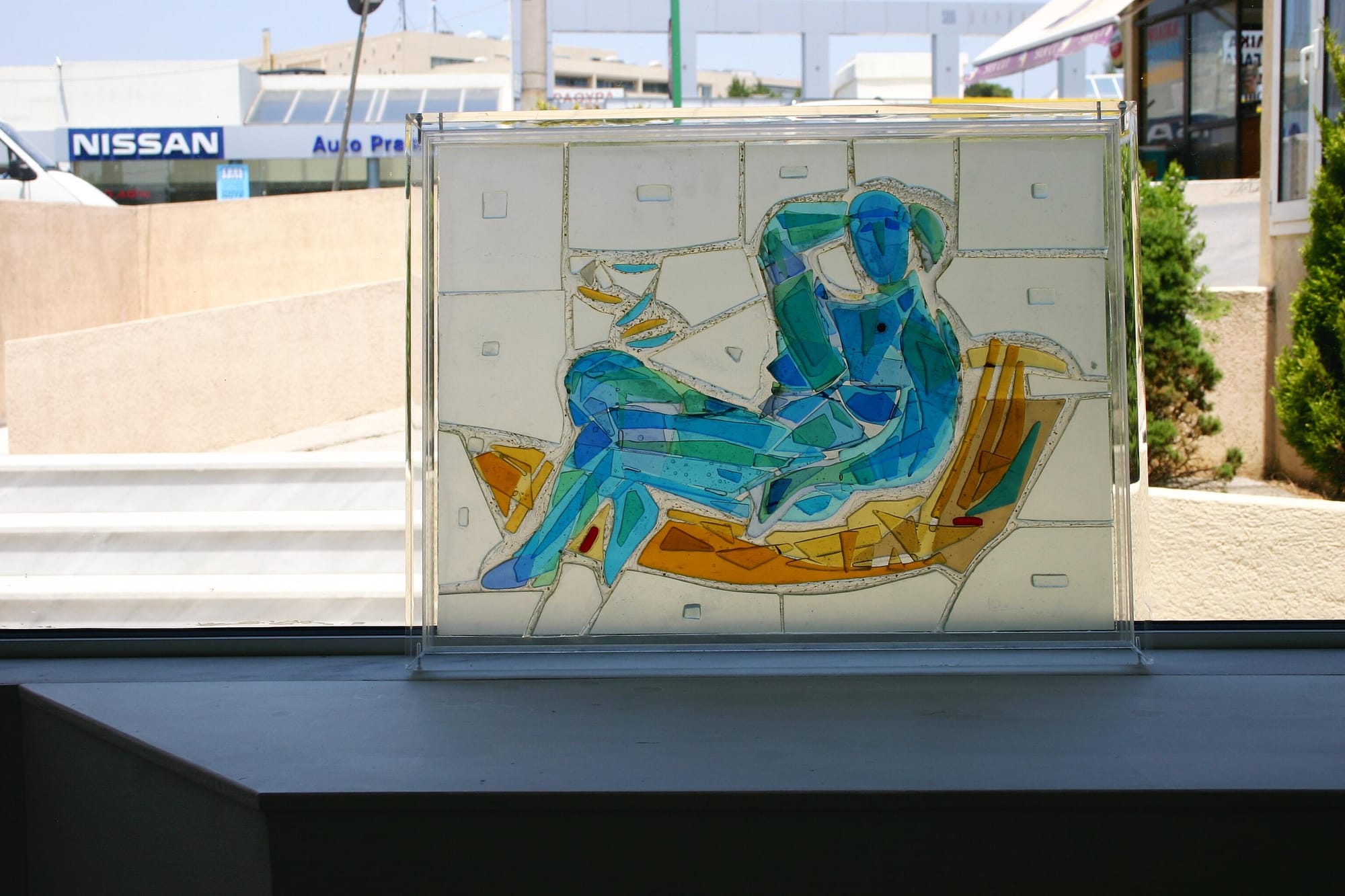 Glass collage
