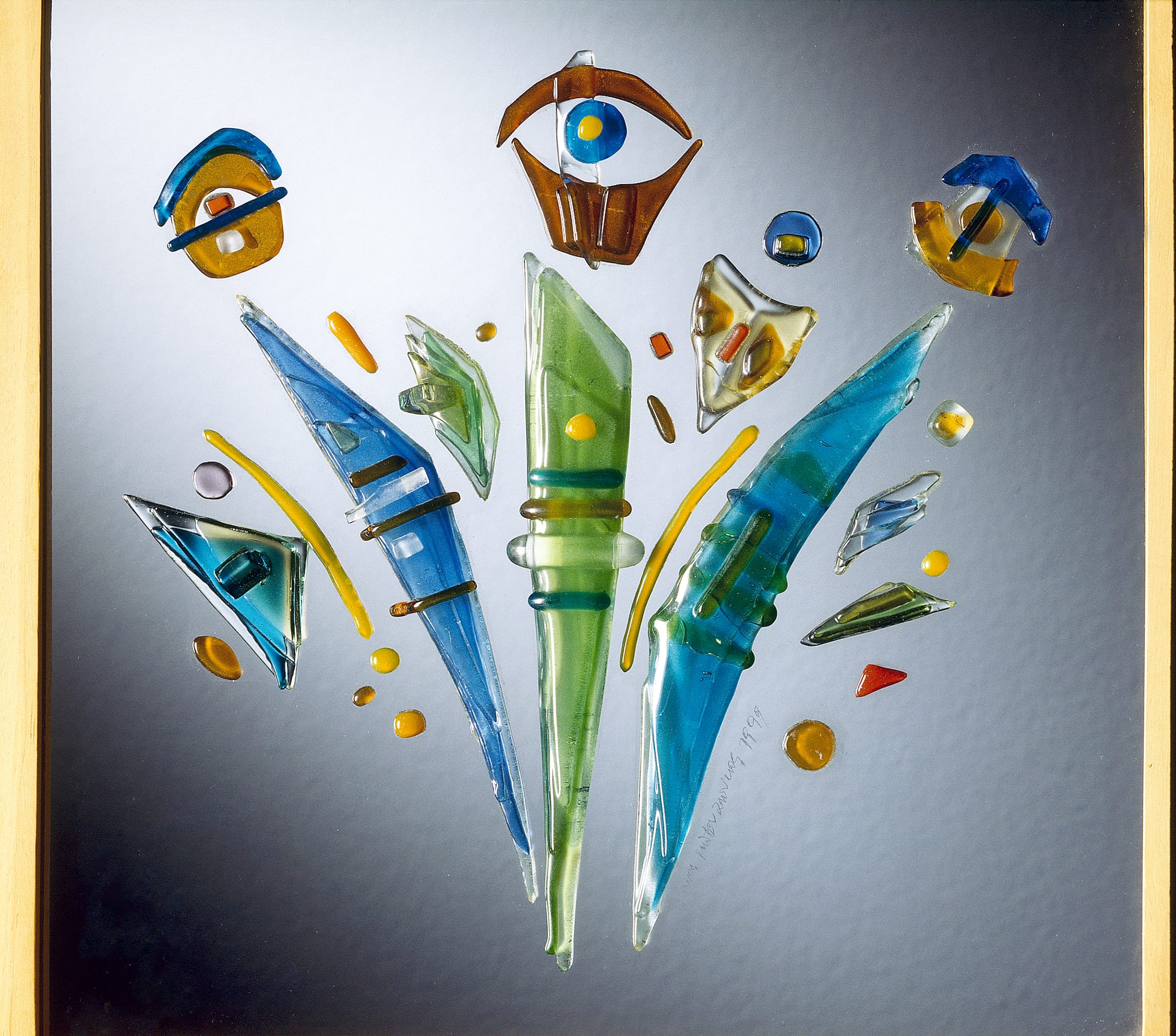 Glass collage