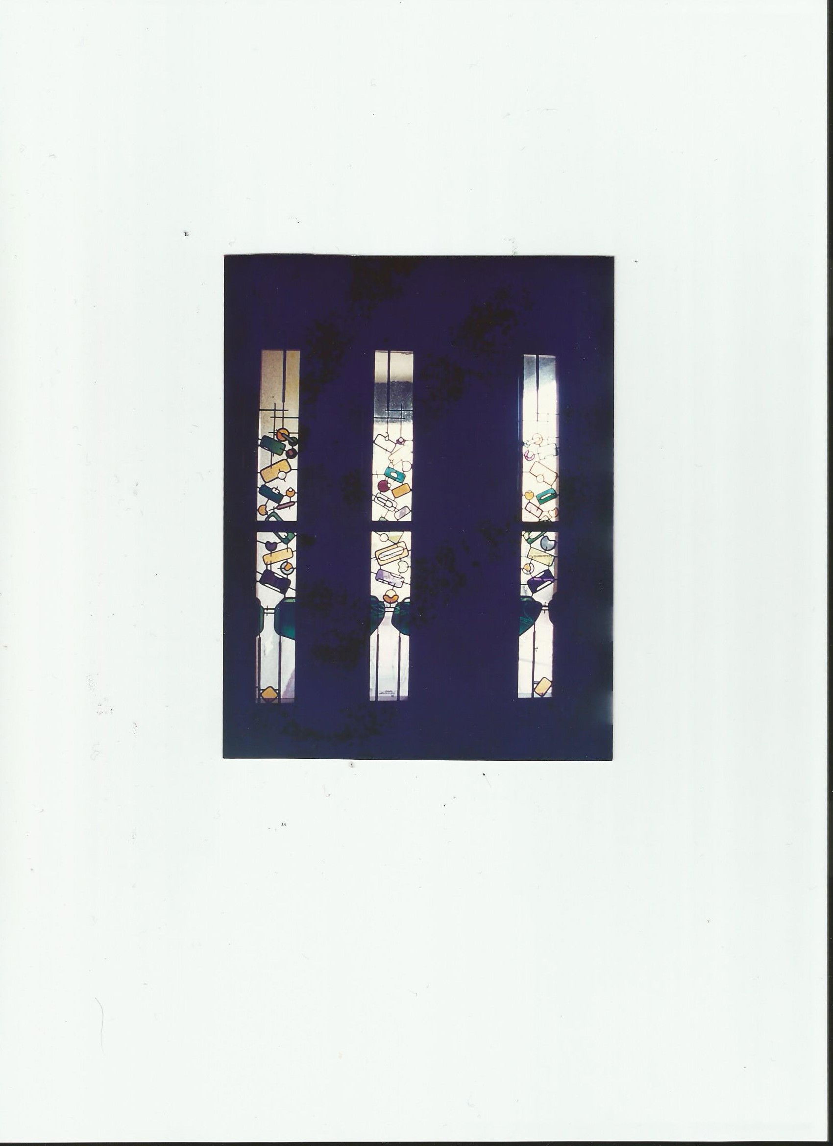 Stained glass composition