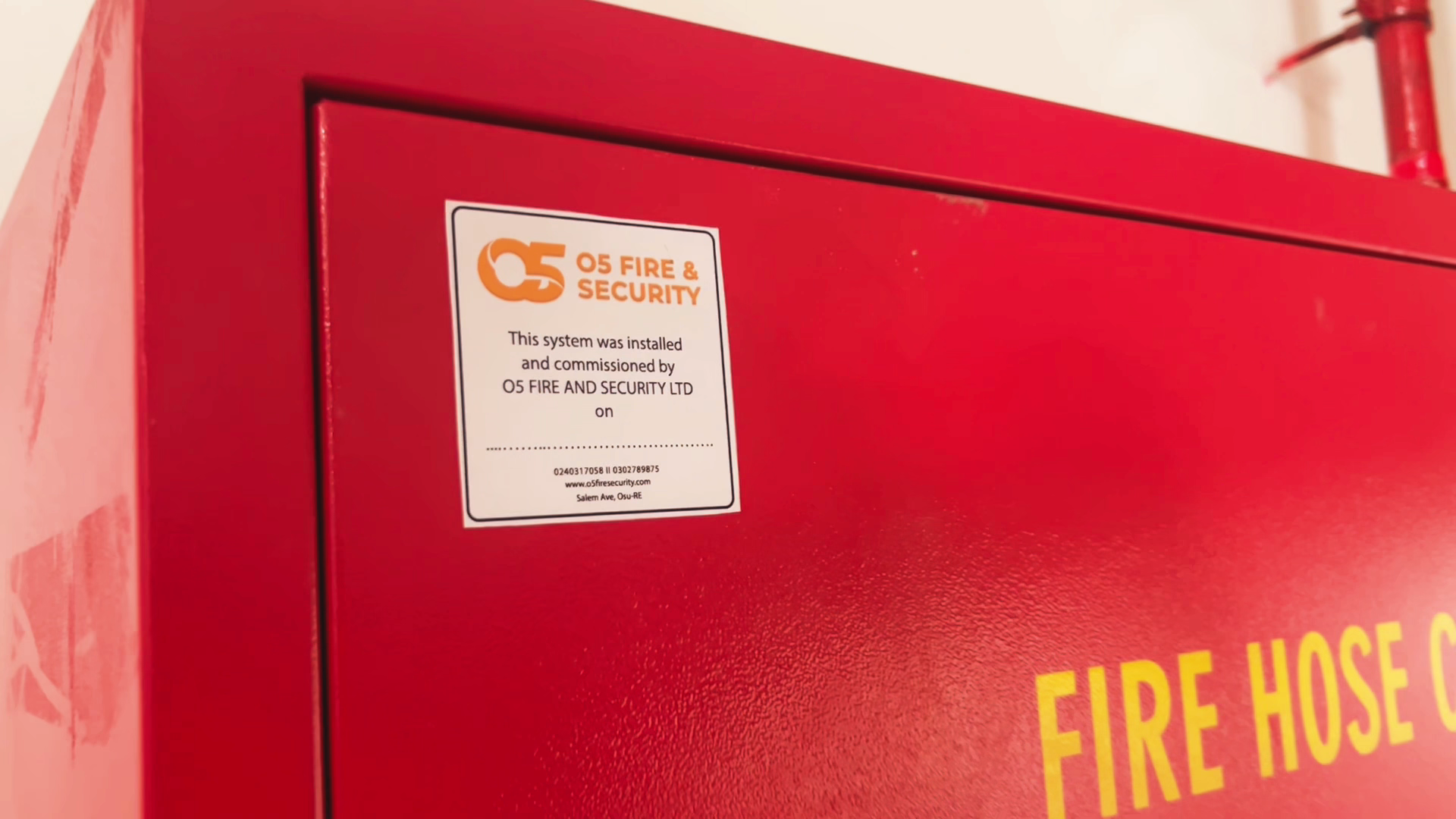 Supply and Installation of Fire Fighting and Fire Detection Systems.