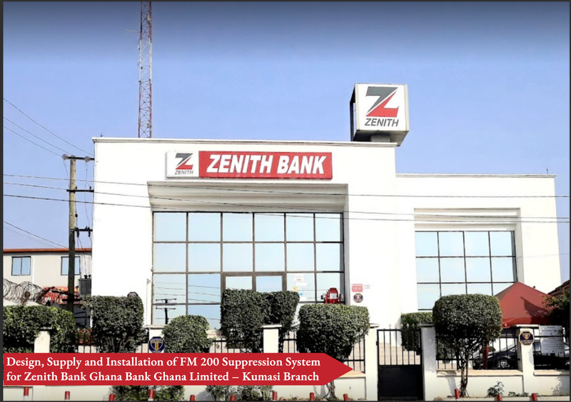 FIRE SUPPRESSION SYSTEM - ZENITH BANK GHANA KUMASI