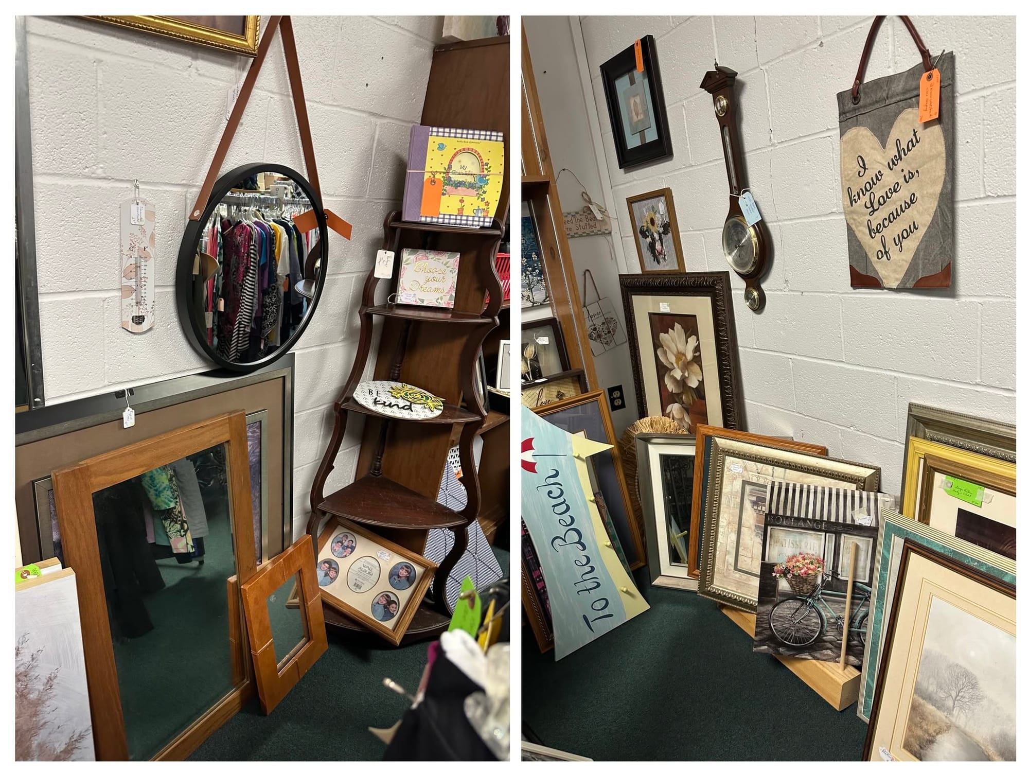 Mirrors, wall decor and wall clocks
