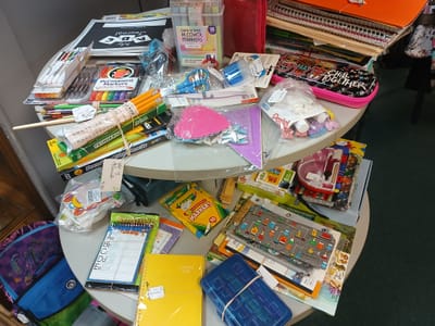ORANGE RIBBON HALF PRICE SALE THURSDAY 8/6, FRIDAY 8/7 AND SATURDAY 8/8.   image