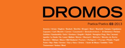 Il contributo teorico dello Studio su Dromos n. 3 "Poetics"