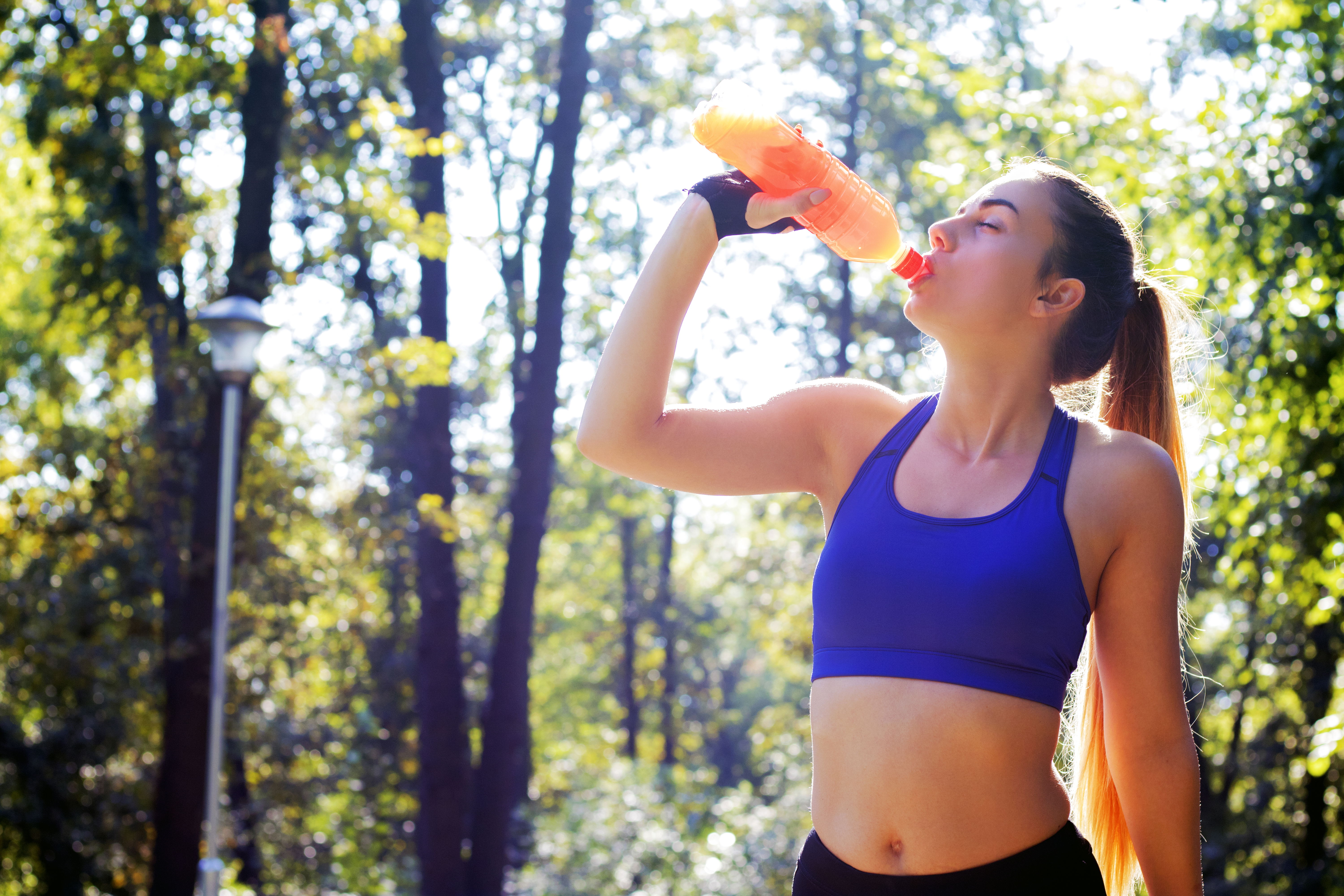 Sports drink containing electrolytes