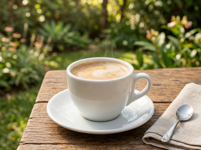Café Expresso ou Coado com leite pequeno
