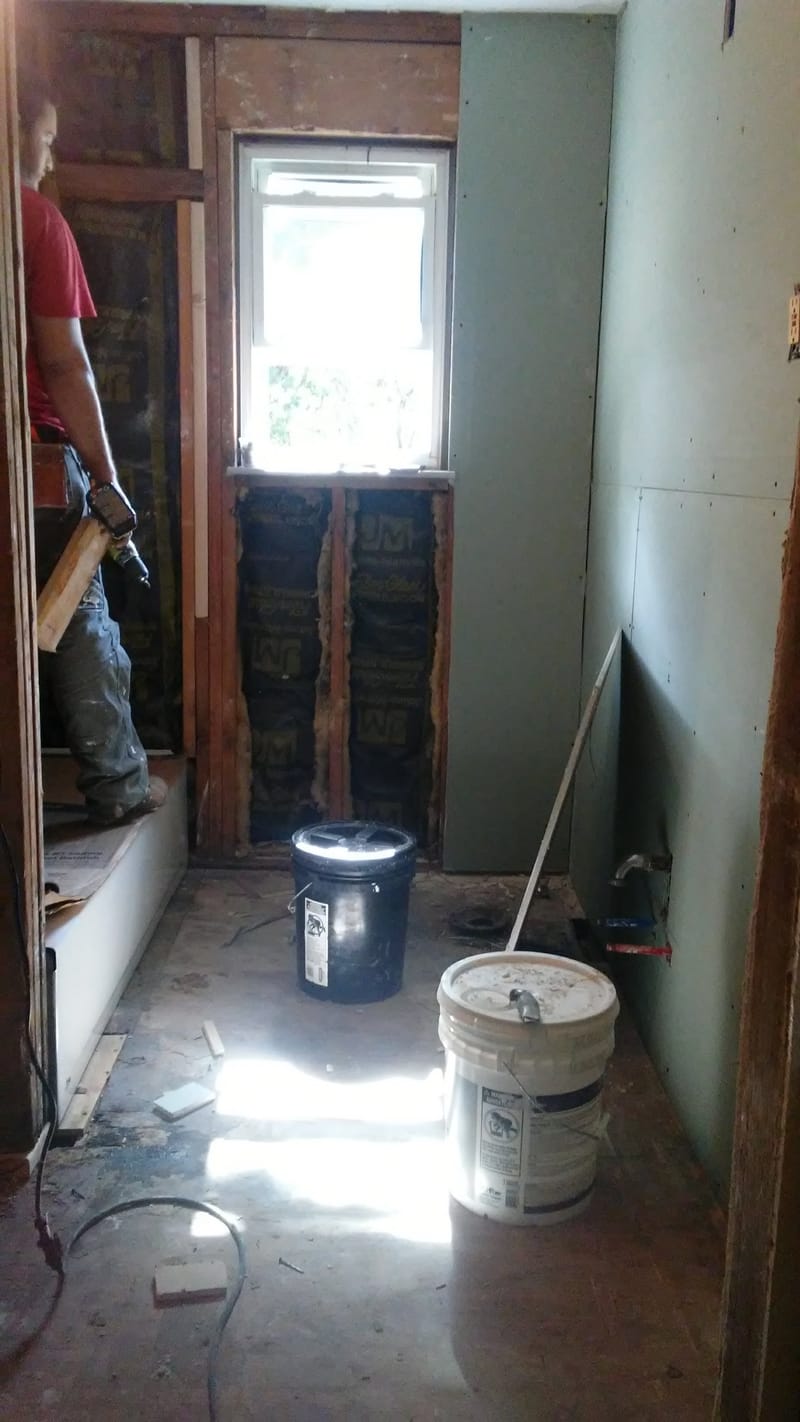remodeling bathroom