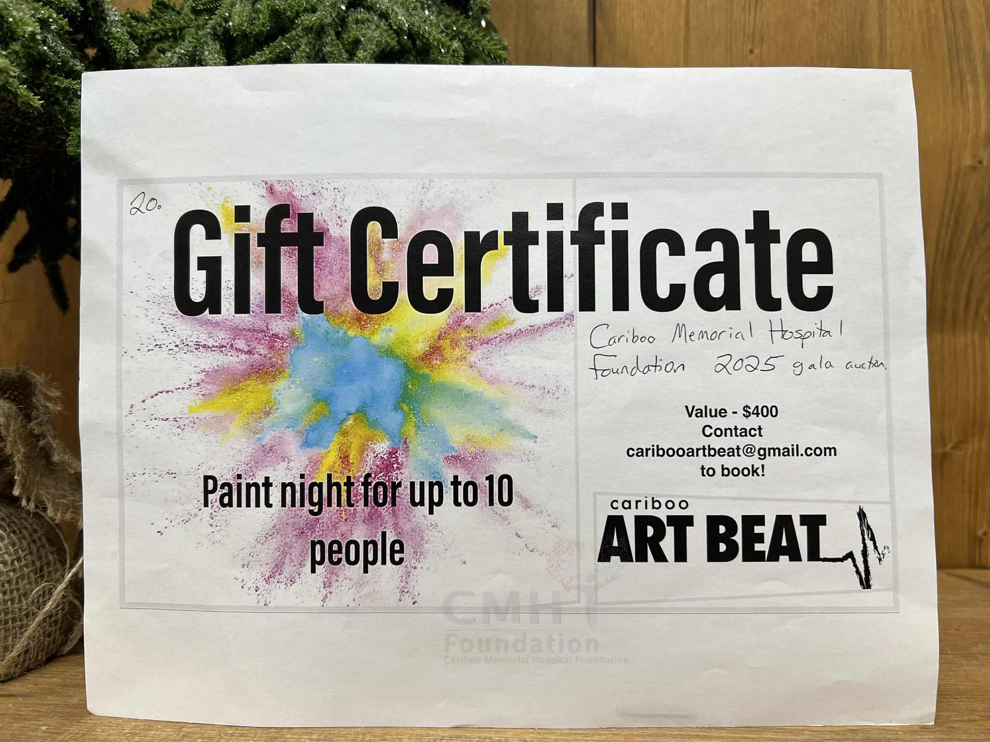 Painting class for 10 with Tiffany Doering